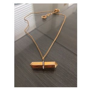 14K Gold Gold + Swarovski Crystals Necklace